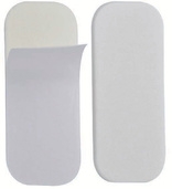 TOPE ADHESIVO RECTANG. BLANCO -  BLISTER X 12